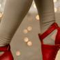 Navy Nylon 15-20mmhg Compression Socks, Image 3 of 5