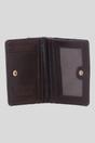 Brown Hair-On Hide Accent RFID Protected Real Leather Purse, Image 2 of 3
