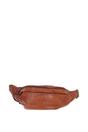 Tan Real Leather Unisex Bum Bag, Image 1 of 5