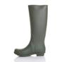 Khaki AJVANI Khaki Waterproof Wellington Boots Wellies, Image 3 of 6