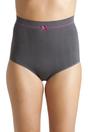 Grey 2 Pack Seamless High Waist Briefs, Image 1 of 4