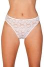 White 3 Pack Floral Lace High Leg Briefs, Image 1 of 1