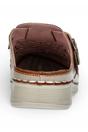 Beige Womens Cushioned Wedge Sandals-DORRY-01, Image 6 of 7