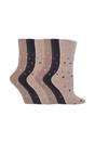 Light Pink 6 Pairs Non Elastic Socks, Image 1 of 5