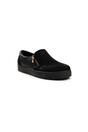 Black Leah Crystal Suede Zip Pumps Trainers, Image 4 of 6