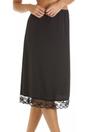 Black Camille Lingerie Black 26" Length Underskirt Slip, Image 4 of 5