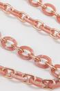 Pink Sarta Pink Marbled Oval Link Acrylic Bag Strap, Image 1 of 3