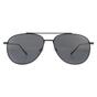 Black Salvatore Ferragamo Black Aviator Matte Black Grey Sunglasses, Image 1 of 4