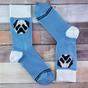 Yellow 1 Pack Ladies Novelty Cat & Dog Patterned Socks, Image 4 of 5