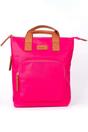 Fuchsia Etre Fuchsia Plain Top Handle Foldable Backpack, Image 1 of 5