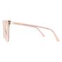 Pink Cat Eye Nude Glitter Gold Mirror Sunglasses, Image 3 of 4