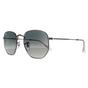 Grey Ray-Ban Grey Square Gunmetal Dark Grey Gradient Hexagonal RB3548N Sunglasses, Image 2 of 4