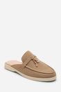 Khaki 'Twilight' Flat Slip On Loafer With Tassel Detail, Image 3 of 6