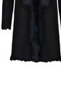 Black Toscana Sheep Suede Leather Trench Coat, Image 7 of 8