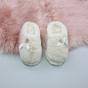Beige AJVANI Beige Fluffy Mule Slippers, Image 4 of 6