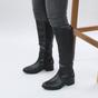 Black AJVANI Black Calf Riding Boots, Image 5 of 6