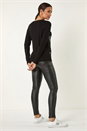 Black Embroidered Bow Detail Knit Jumper, Image 3 of 5