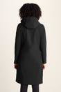 Black Marina Long Water Resistant Softshell Jacket, Image 3 of 5