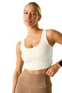 Cream Refresh Sports Bra, Image 1 of 4