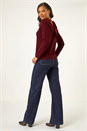 Red Ribbon Bow Tie Back Jumper, Image 3 of 5