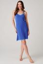Royal Blue British Boxers Royal Blue "Ultra Blue" Bamboo Lace Strappy Nightdress, Image 1 of 4
