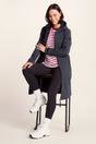 Indigo Enya Longline Waterproof Softshell Jacket, Image 2 of 6