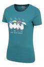Teal Great British Weather TShirt, Image 2 of 3