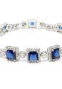 Blue Diva Square Box Chain Bracelet, Image 4 of 6