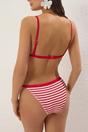 Multi Triangle Bikini Set with Adjustable Straps and Brazilian Bottom, Image 4 of 4