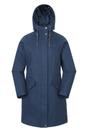 Navy Mountain Warehouse Navy Polperro Lightweight Padded Waterproof Jacket, Image 1 of 4