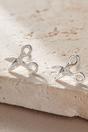 Silver Sterling Silver Scissor Stud Earrings, Image 1 of 3
