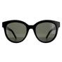 Black Saint Laurent Black Round Black Grey Sunglasses, Image 1 of 6