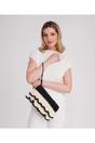  Saffira - Straw Clutch Bag - Black, Image 2 of 3