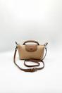 Beige Crossbody Bag with Handle, Image 2 of 5