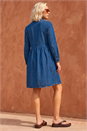 Indigo Petite Denim Tunic Dress, Image 3 of 4