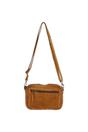 Yellow Real Leather Vintage Cross Body Bag, Image 2 of 5