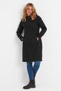 Black Enya Longline Waterproof Softshell Jacket, Image 4 of 6