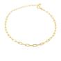Gold Gold Plated Everyday Paperclip Chain Stacking Bracelet, Image 1 of 1