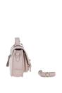 Beige Stylish Real Leather Medium Satchel Bag, Image 4 of 4