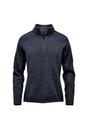 Navy Avalante Heather Quarter Zip Fleece Top, Image 1 of 4