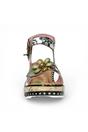 Beige Womens Floral Wedge Espadrille-BALLON-08, Image 4 of 7