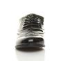 Black Flat Lace Up Oxfords Brogues, Image 6 of 6
