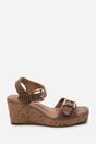 Camel Where's That From Camel Olivine Double Strap Platform Wedge, Image 2 of 6