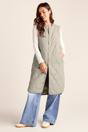 Beige Jena Relaxed Fit Long Insulated Gilet, Image 1 of 6