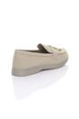 Stone AJVANI Stone Flat Slip On Smart Loafers, Image 4 of 4