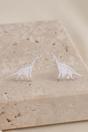 Silver Sterling Silver Brontosaurus Dinosaur Studs, Image 1 of 3