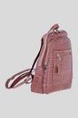 Rose Ashwood Leather Rose Real Leather Backpack with Multiple Pockets and Gold-Tone Hardware, Image 4 of 4