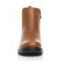 Tan Low Wedge Comfort Ankle Chelsea Boots, Image 6 of 6