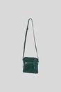 Green Genuine Leather Crossbody Bag with Adjustable Strap, Image 3 of 5