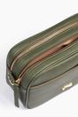 Khaki Etre Khaki Faux Leather Crossbody Camera Bag, Image 2 of 3